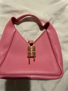 Givenchy Pink Mini Top-Handle Bag with Gold Hardware